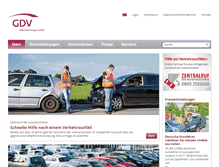 Tablet Screenshot of gdv-dl.de